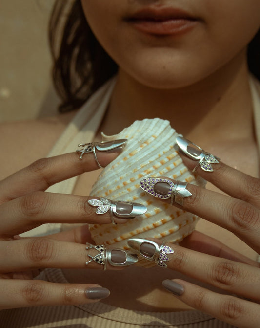 Designer nail caps